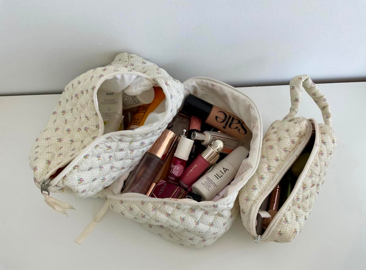 The Babe Little Flower Makeup Bag