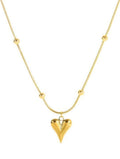 “Golden Heart of Love Necklace”
